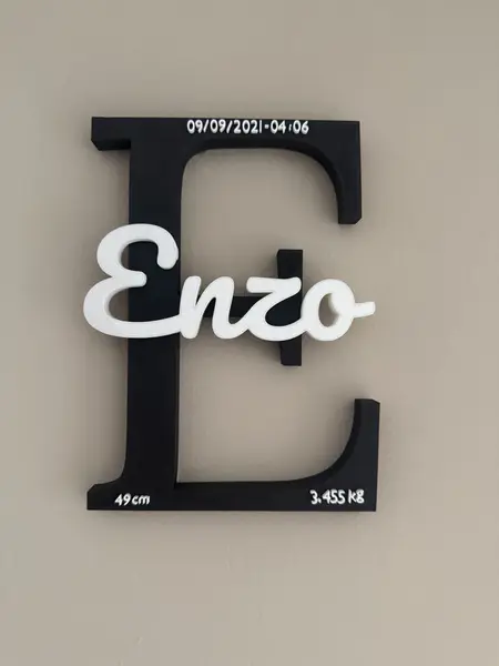 Lettre 3D Personnalisée