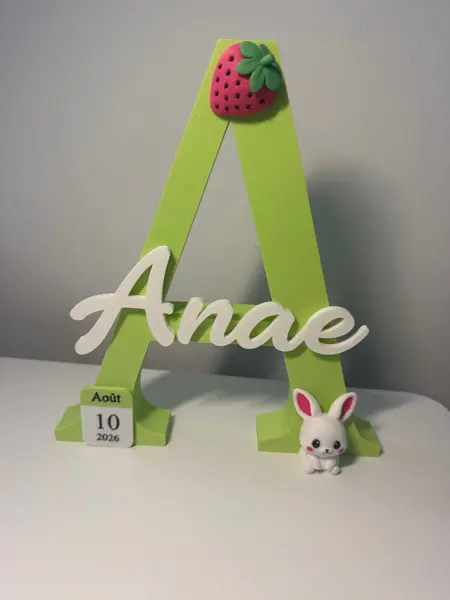 Lettre Décorative Personnalisée Anae