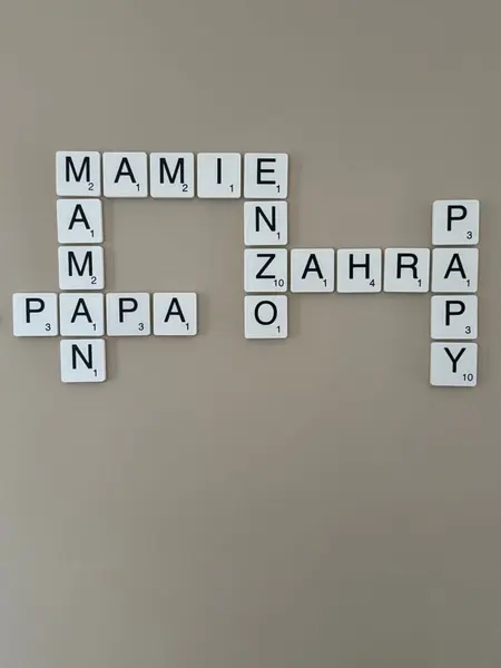 Lettres Murales Façon Scrabble Modulaires