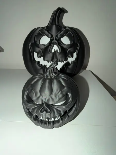 Lampe Citrouille d'Halloween Imprimée en 3D
